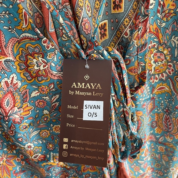 Boho wrap dress from Tel Aviv  Amaya by Maayan Levy - Picture 6 of 10